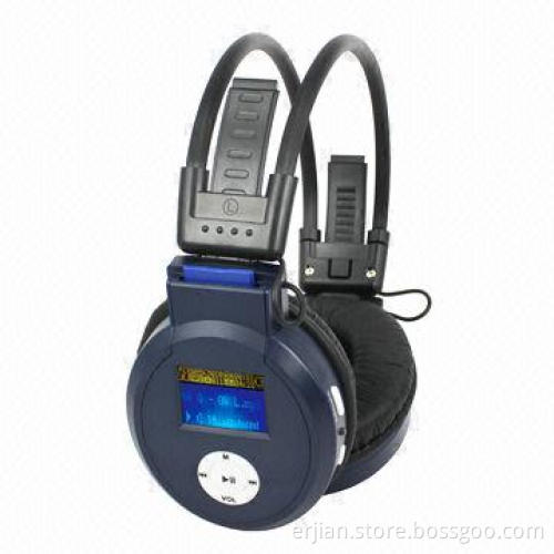SD Card Reader Wireless Earphone, Supports Memory Card, FM Radio, OEM Orders Welcomed